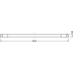 Osram LED Röhre T8 SubstiTUBE Connected Advanced (EM/Mains) Ultra Output 24W 3600lm - 840 Kaltweiß | 150cm - Ersatz für 58W