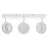 Ledvance LED Decor Spot Saturn Plastik Weiß 29W 935lm - 830-842-865 CCT